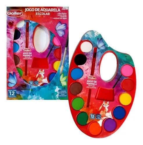 AQUARELA C/ 12 GOLLER 1157